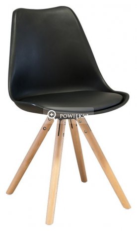 Krzesło AC8  (Czarne/Białe) 