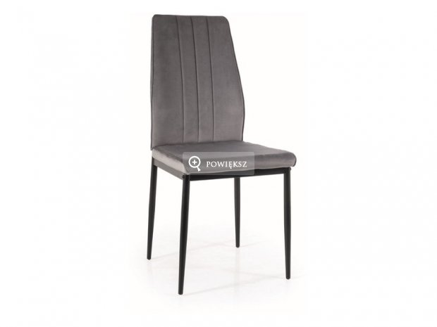 Krzesło Atom Aksamit / Stelaż Czarny